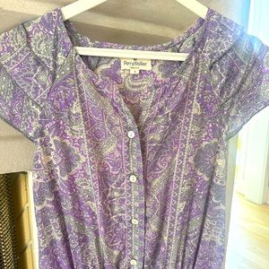 Perry Walker collective smocked waist dress (size 1)